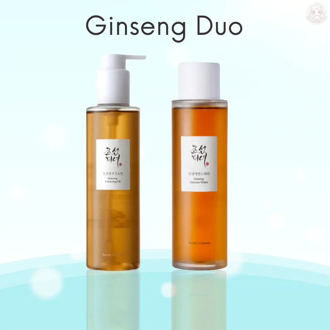 Beauty Of Joseon Ginseng Oil Cleanser and Ginseng essence water Glow Yeosin