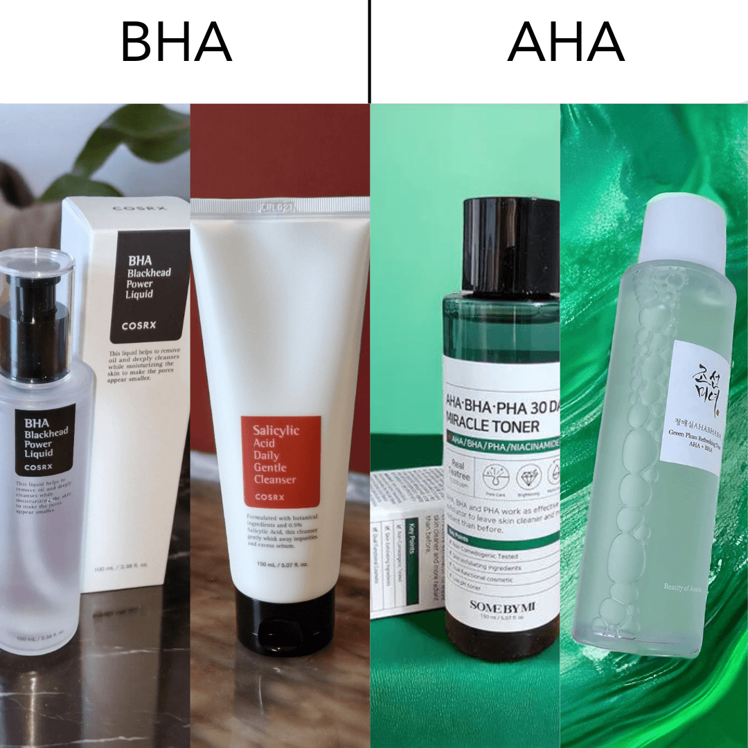 Exploring AHA and BHA in Skincare: Must-Have Products - GlowYeosin