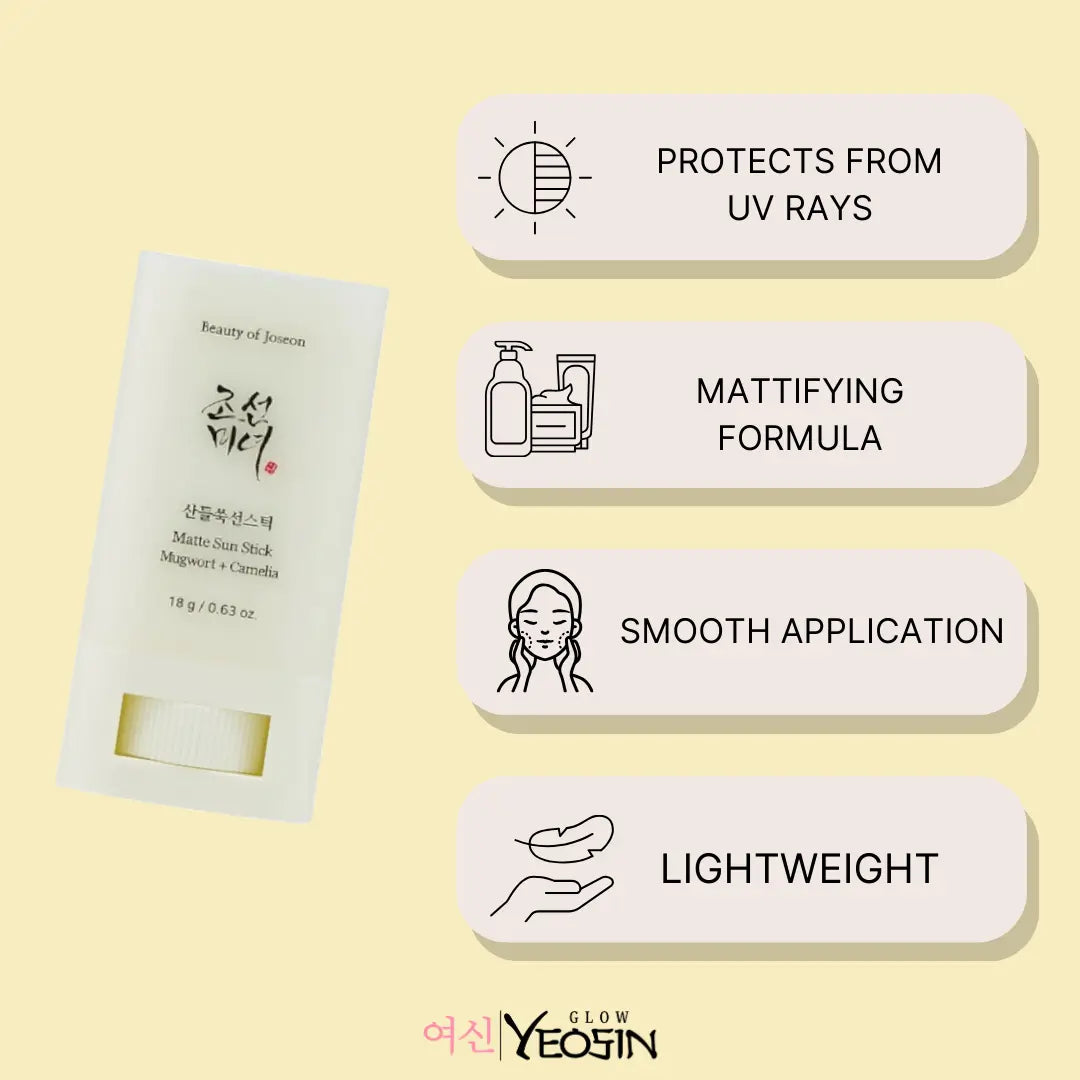 Beauty of Joseon Matte Sun Stick Glow Yeosin
