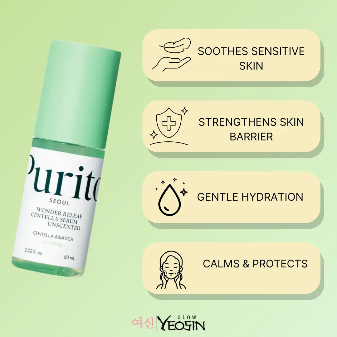 Purito Wonder Releaf Centella Serum Unscented Glow Yeosin