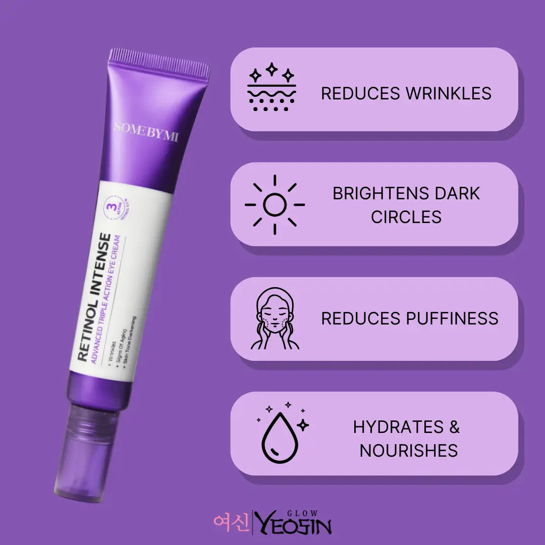 SOME BY MI Retinol Intense Advanced Triple Action Eye Cream Glow Yeosin