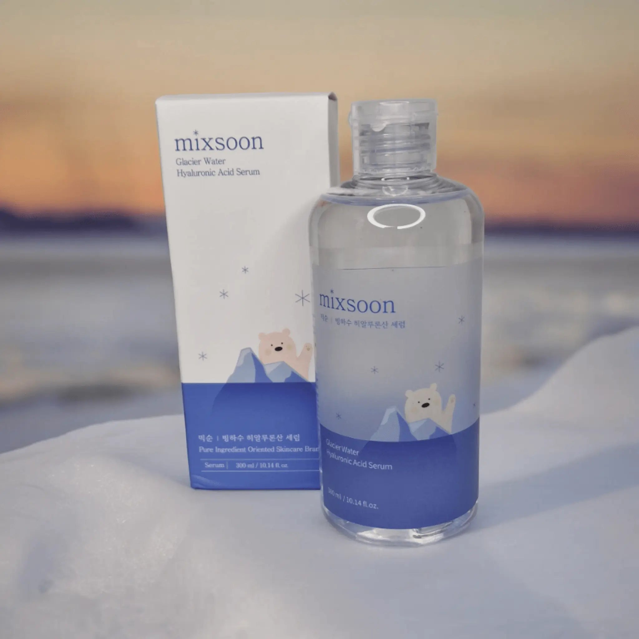 Mixsoon Glacier Water Hyaluronic Acid Serum 300ml Glow Yeosin