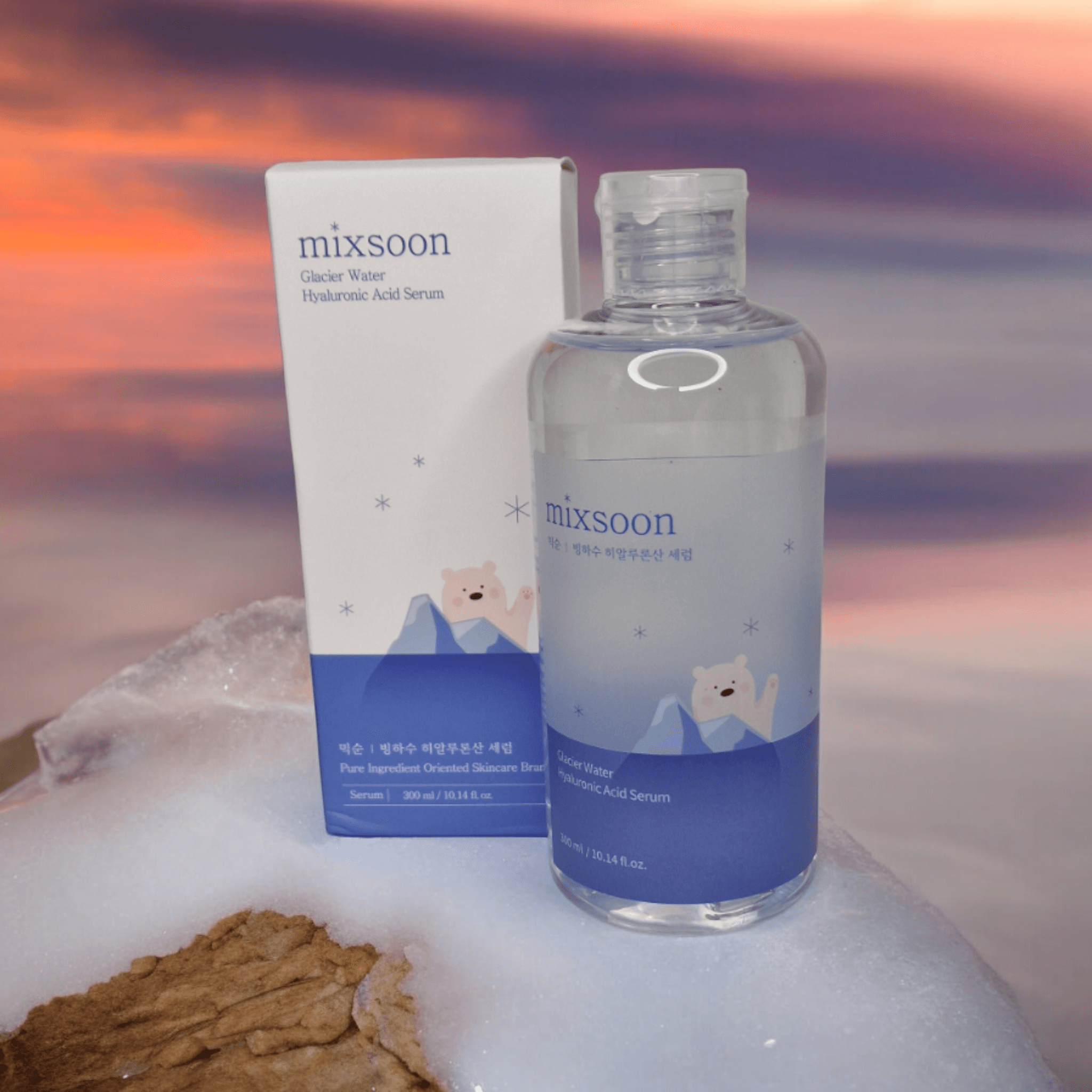 Mixsoon Glacier Water Hyaluronic Acid Serum 300ml - GlowYeosin